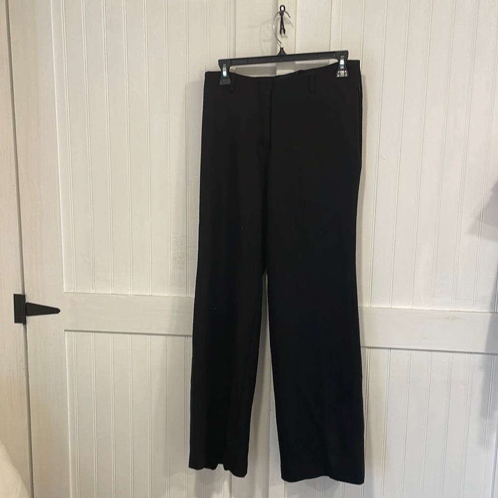 NY Jeans New York & Co wide leg, black pants size 4